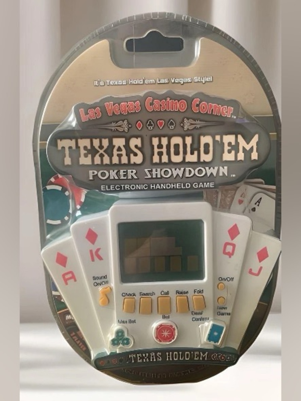 NEW Vintage MGA Entertainment Texas Hold’em Las Vegas Casino Handheld Game